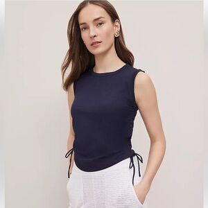 NWT Ann Taylor Night Sky Weekend Collection Side-Tie Tank Top!